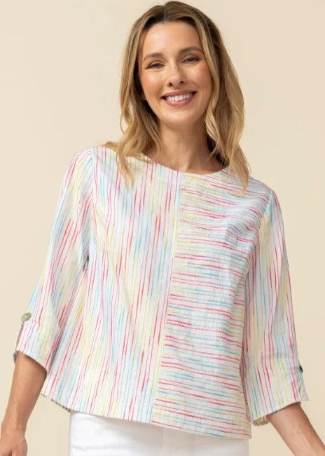 Fiesta Stripe Pullover