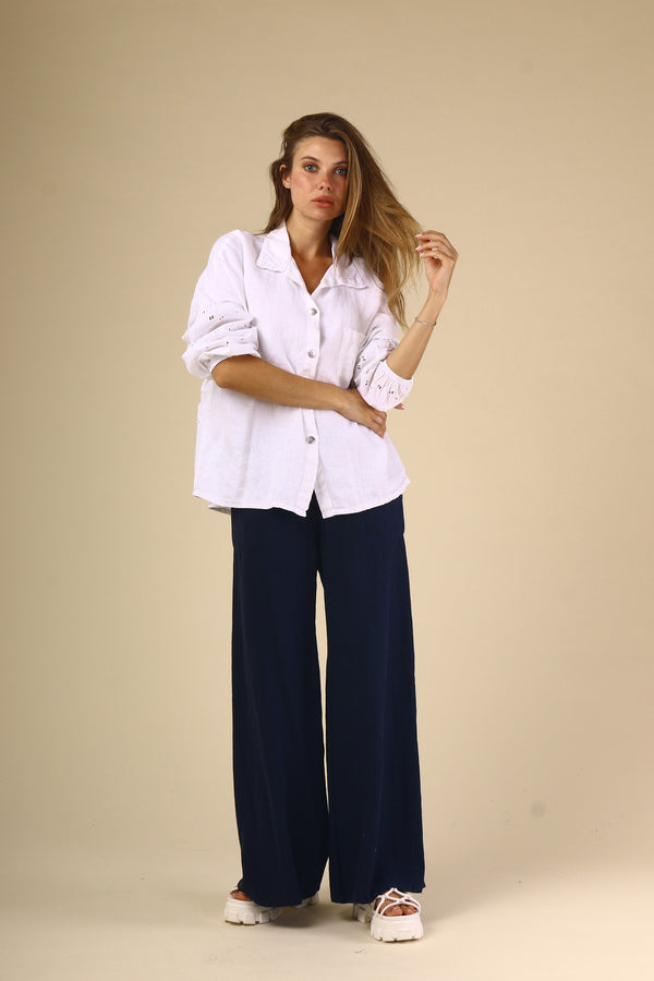 Linen Palazzo Pant