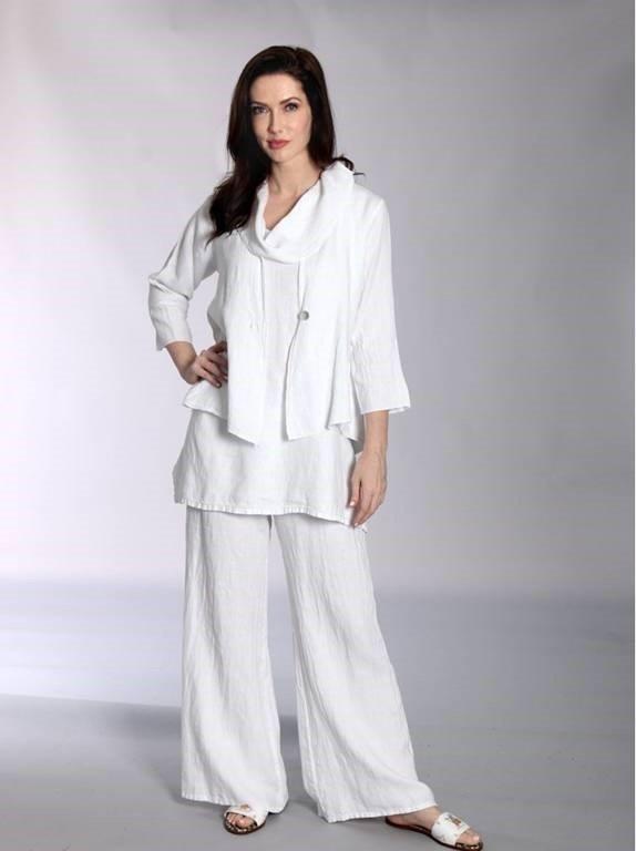 Linen Jacket White – Carpinteria Cotton Co