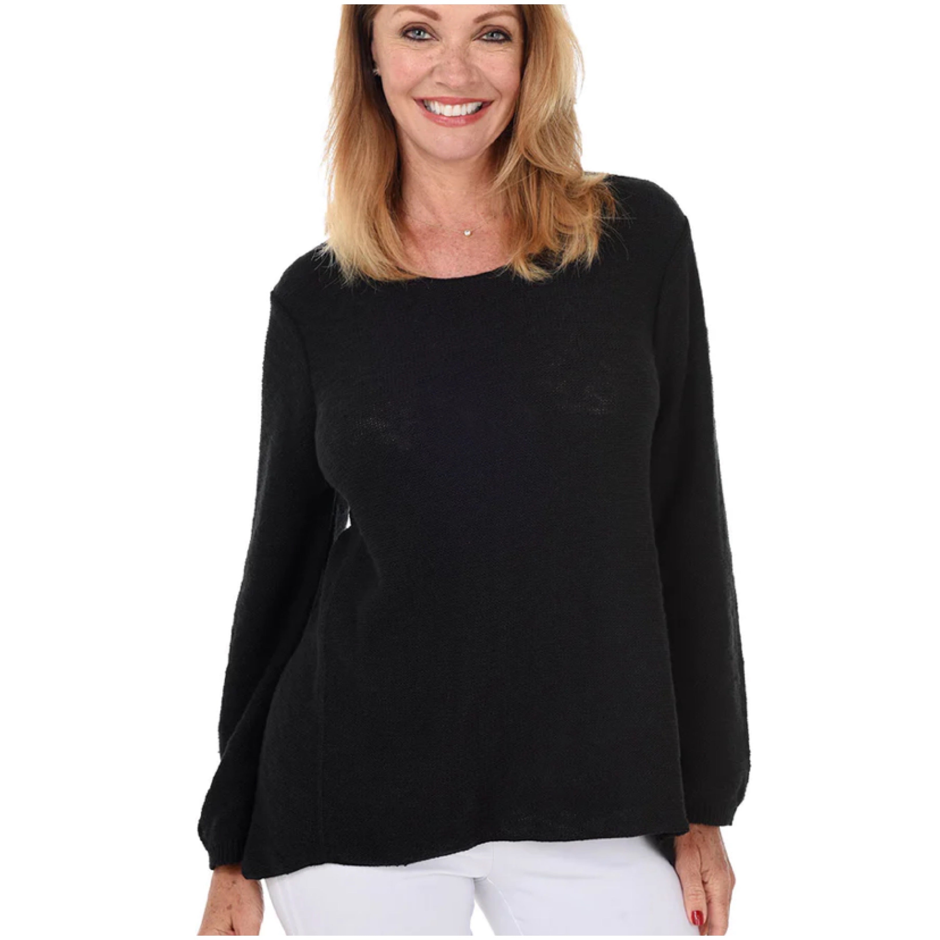 Crew Neck Cotton Sweater – Carpinteria Cotton Co